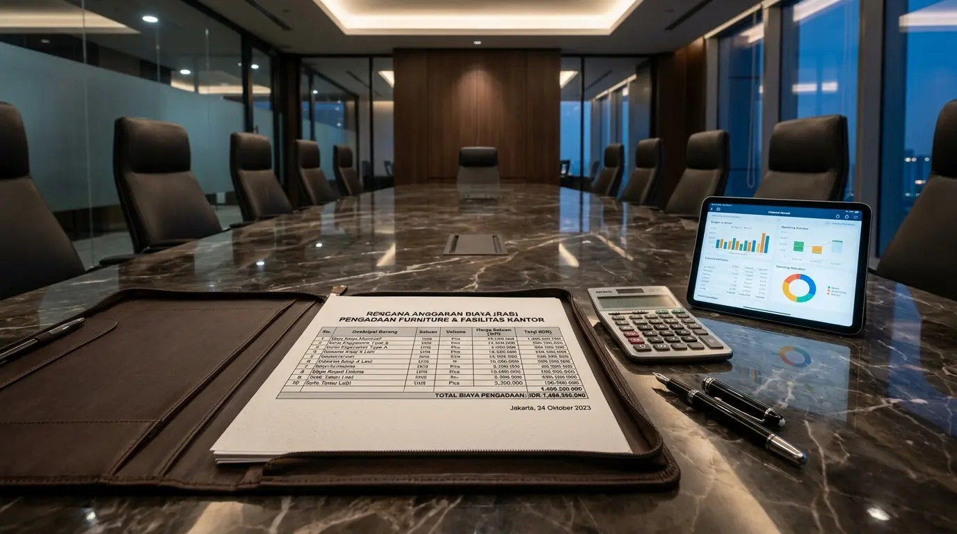 Contoh Format Tabel RAB Pengadaan Kantor yang Siap Diajukan ke Direksi