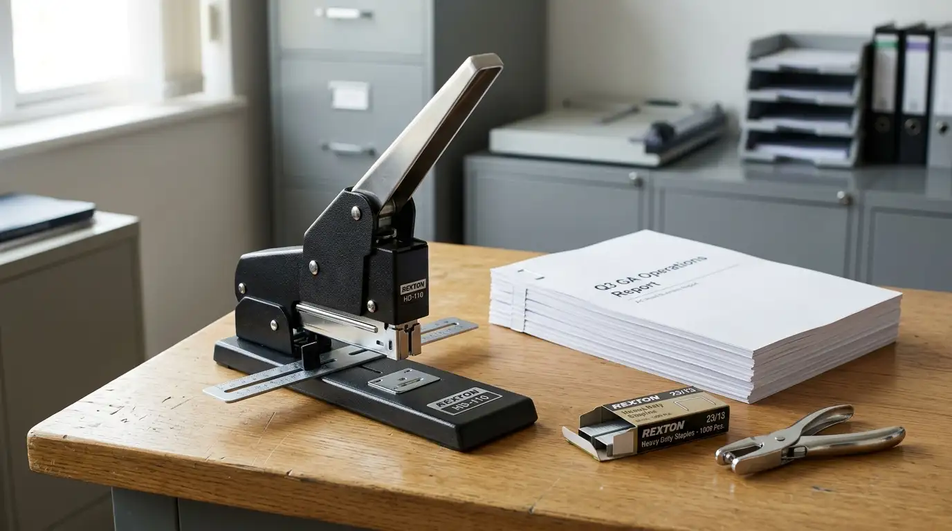 Cara Aman Menggunakan Staples Heavy Duty di Kantor