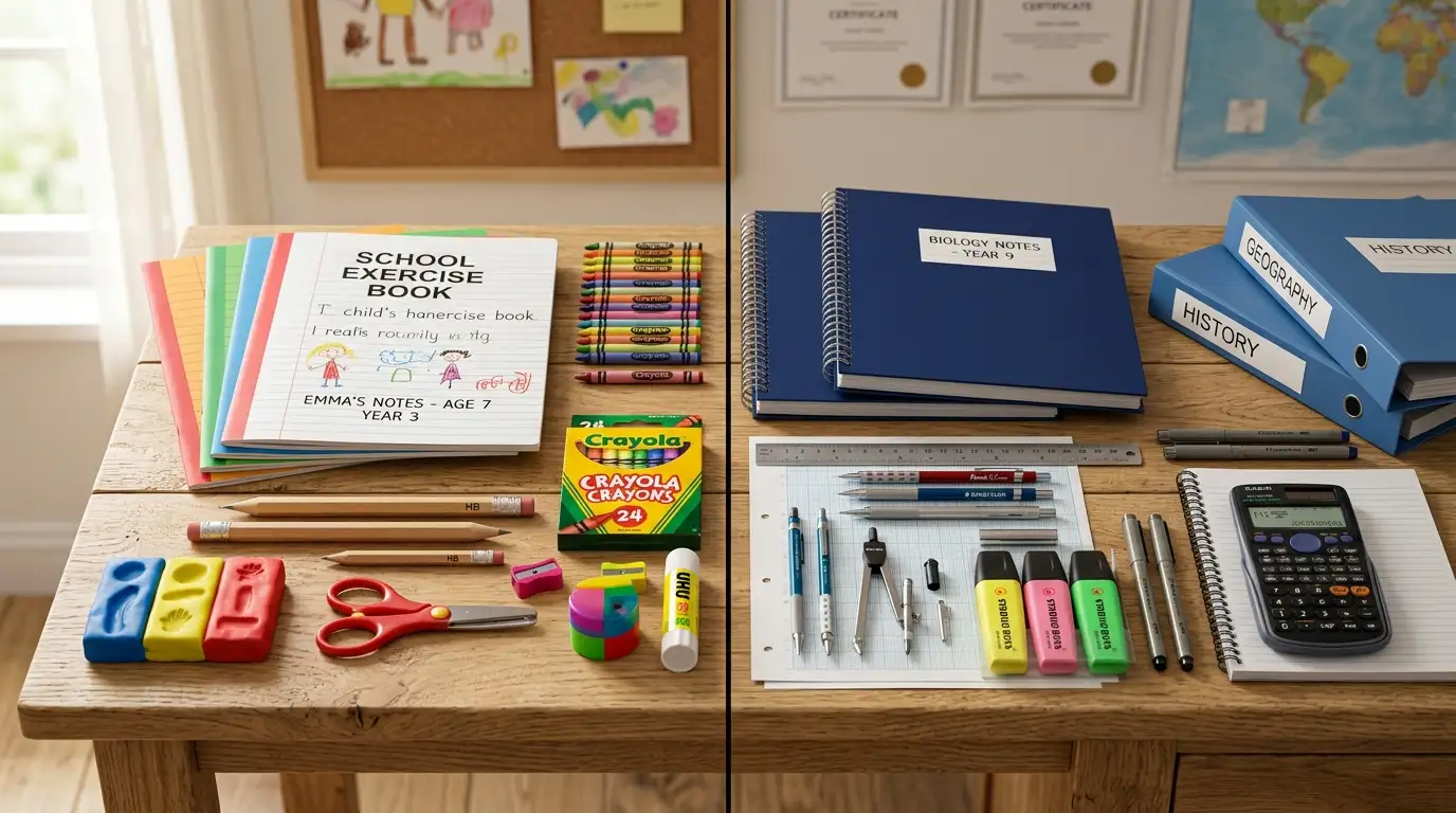 Perbedaan Kebutuhan ATK Sekolah Dasar dan Sekolah Menengah