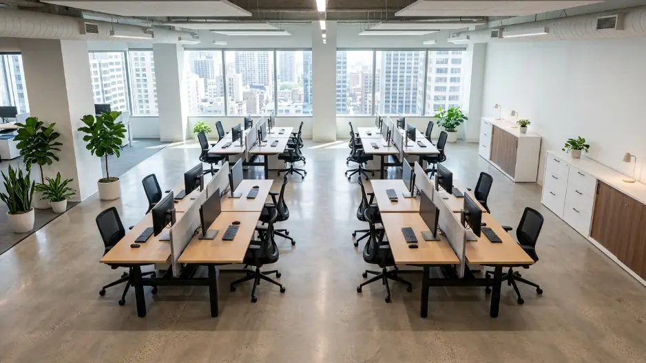 Cara menyusun layout ruang kerja kantor agar lebih hemat ruang