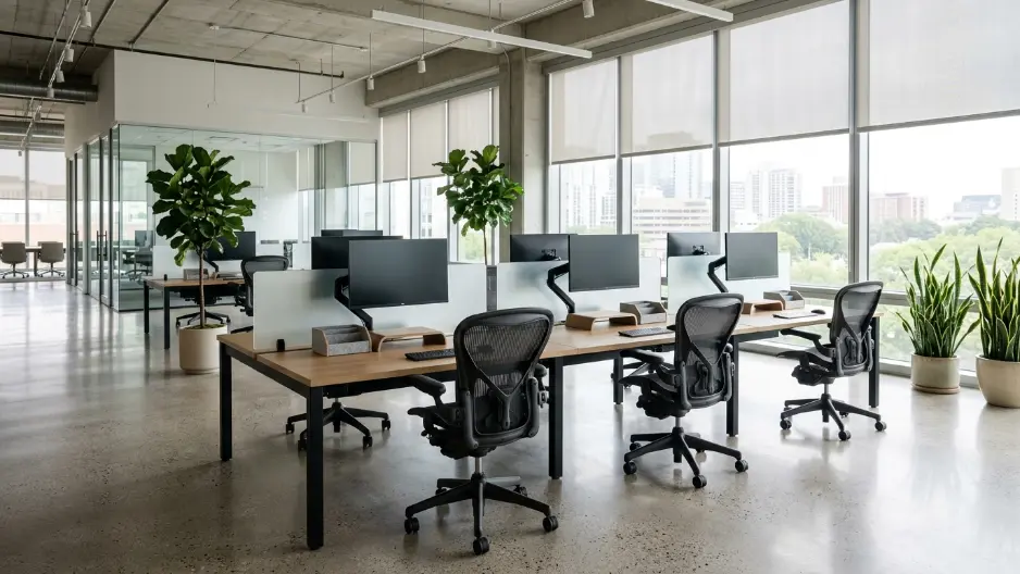 Katalog tren furniture kantor minimalis modern menyeimbangkan estetika dan budget