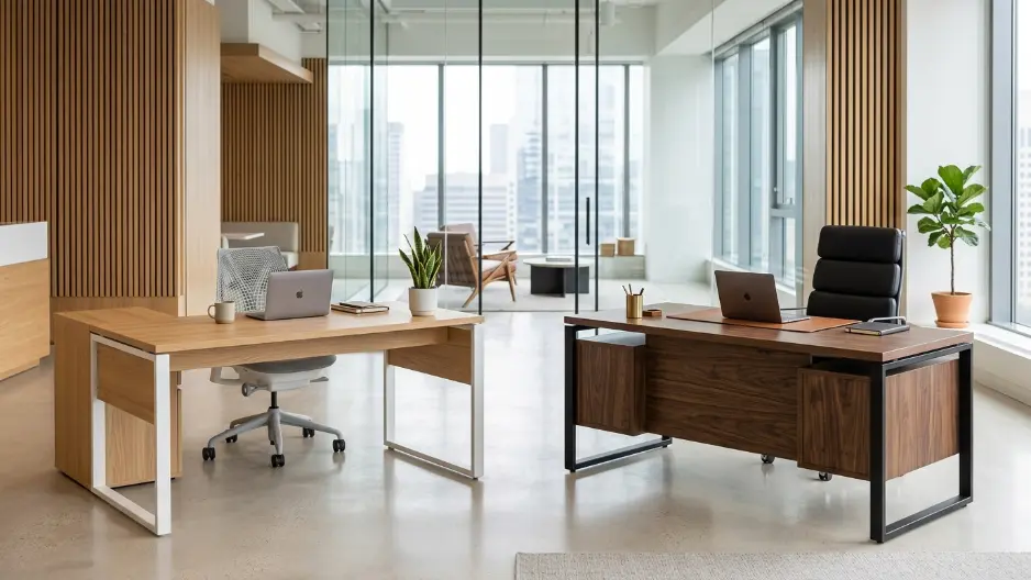 Panduan memilih warna kayu furniture kantor sesuai identitas perusahaan
