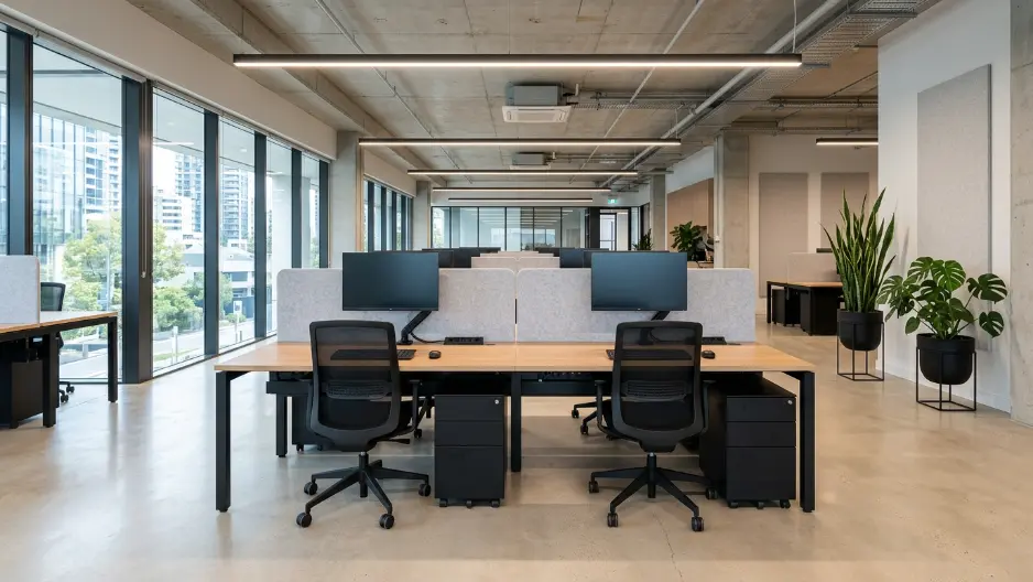 Cara Menyusun Furniture Minimalis untuk Ruang Kerja Staff Terbuka