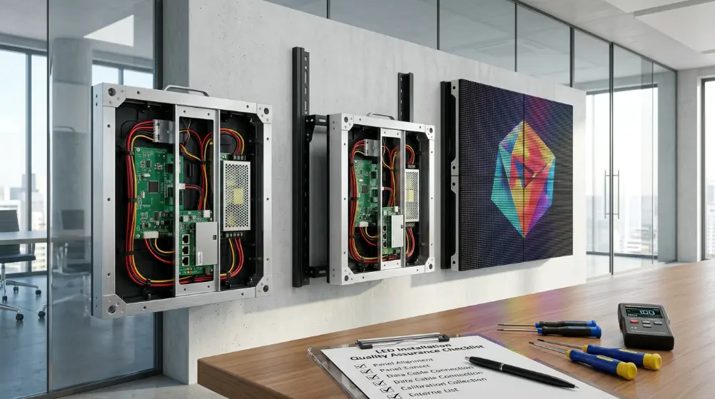 Tahapan Proses Instalasi Videotron Ruang Meeting dari Awal hingga Selesai