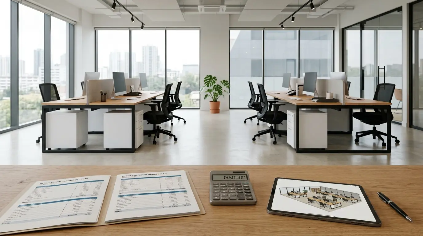 Cara Menghitung Anggaran Furniture Kantor untuk Startup dengan 10 Staff