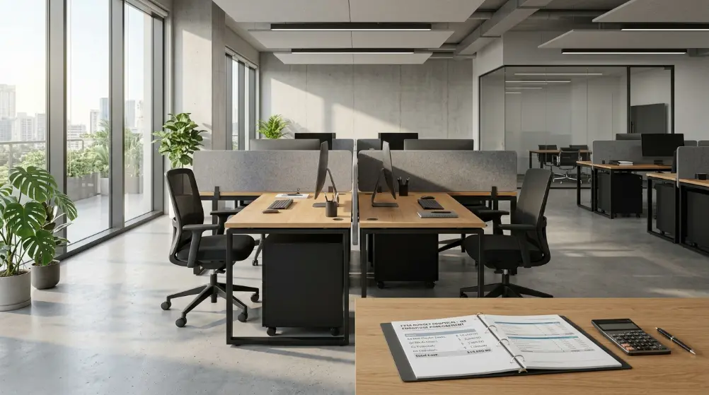 Estimasi Anggaran Paket Furniture Kantor Minimalis untuk Tim Staff Skala Kecil dan Menengah